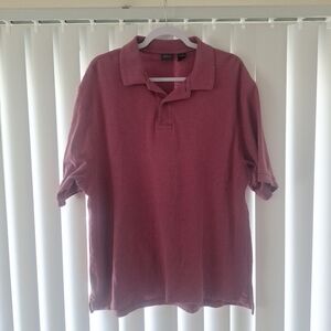 Jos A Bank Traveler Solid Purple Polo Shirt